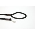 Purple Pebble 6 ft x 037 in Leedz Medium Black Leash LZ386BK